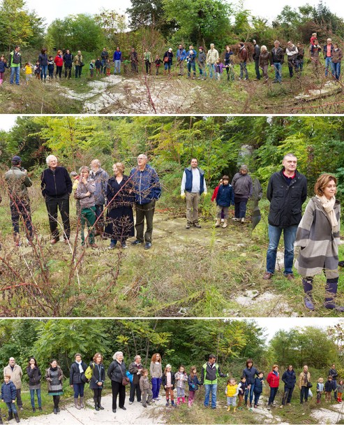 ottobre 2013: abbiamo aperto un sentiero per una visita guidata dei soci nell'area