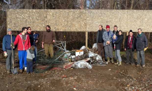 … e terminato con un bel sole ed un mucchio di rifiuti!