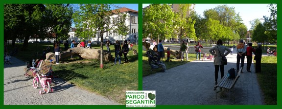 APS 2016 bimbi giocano al tronco montaggio lr